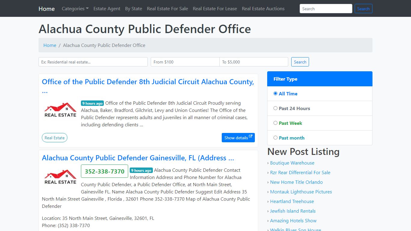 Alachua County Public Defender Office